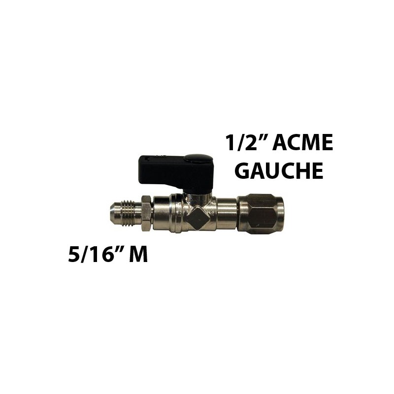 RECHARGE GAZ Réfrigérant R32 1 Litre M.1/2 ACME