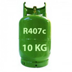 GAZ R407c BOUTEILLE 10 KG RECHARGEABLE